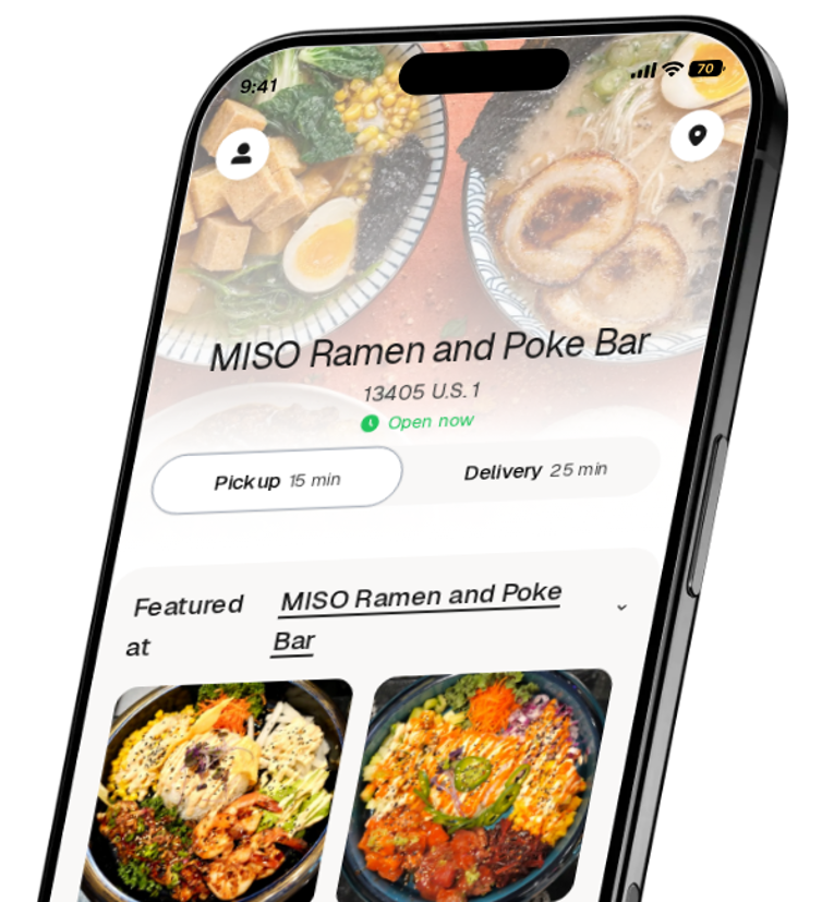 MISO Ramen and Poke Bar app preview