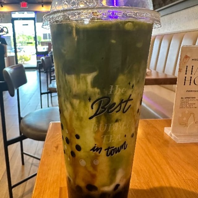 Matcha Brown Sugar Latte.