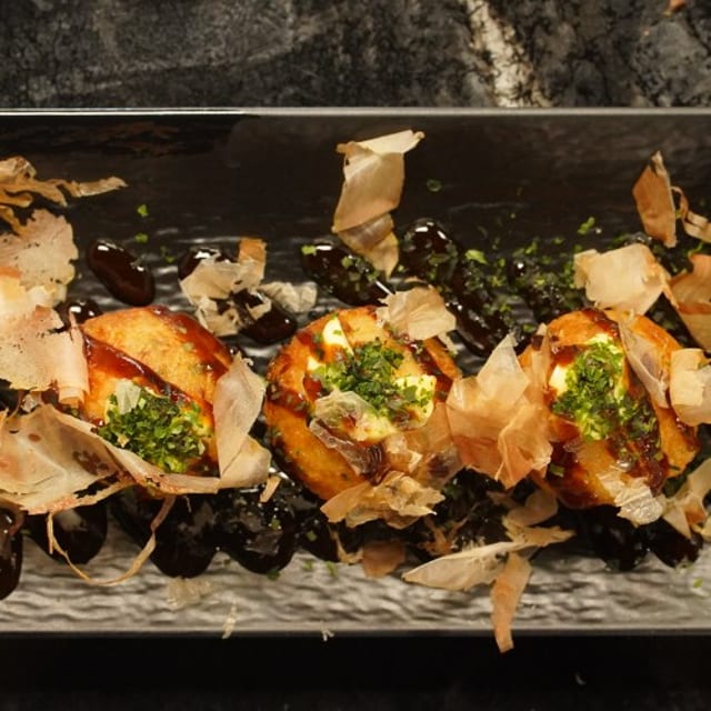 Takoyaki.