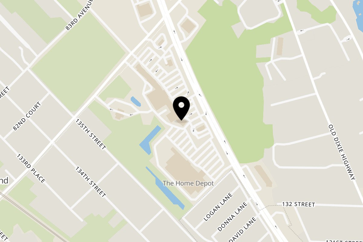 Map showing the location of MISO Ramen and Poke Bar on 13405 U.S. 1 in Sebastian